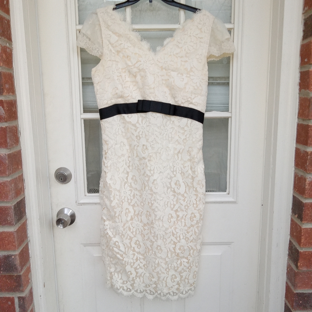 RUTH ivory lace dress size 8